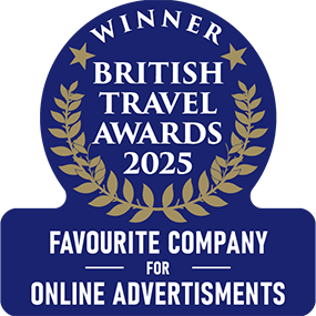 Winner British Travel Awards 2025 Favourite Company for Online Advertisements